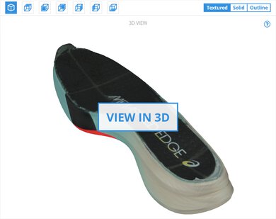 ASICS METASPEED EDGE PARIS 3D Model Internal