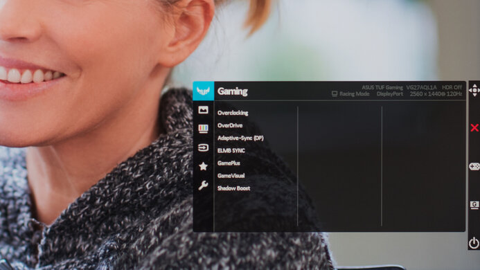 ASUS TUF Gaming VG27AQL1A OSD Picture