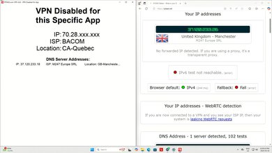Windscribe VPN Disabled For App Screenshot