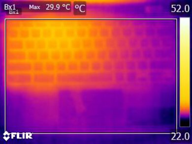 Acer Chromebook Spin 311 (2021) Keyboard Temps Picture