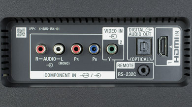 Sony X800D Rear Inputs Picture