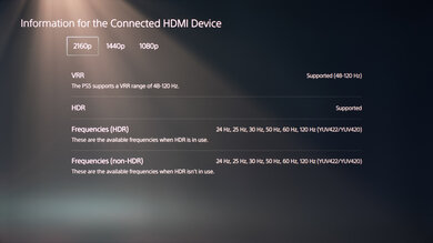 Hisense U7N [U7, U75N] PS5 Screenshot