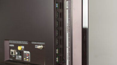 LG E7 OLED Side Inputs Picture