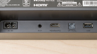 TCL S55H Physical Connections Bar Photo 1