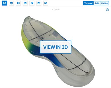 Mizuno Hyperwarp Pure 3D Model Internal