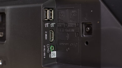 Sony W600D Side Inputs Picture