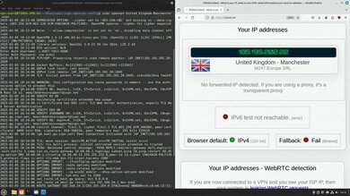 IVPN Headless OpenVPN Connection Screenshot