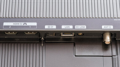 Samsung S85D OLED Rear Inputs Picture
