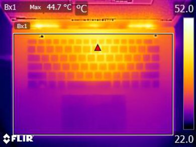 Acer Swift Go 14 (2024) Keyboard Temps Picture Sample