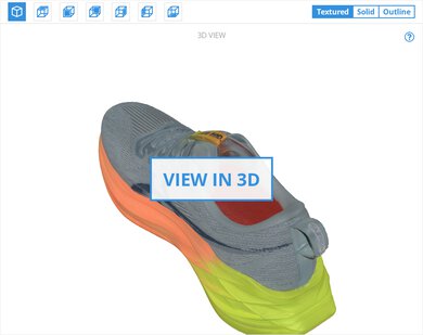 Lululemon Split Shift 3D Model Full Shoe Sample