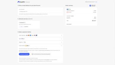 Bitdefender VPN Payment Options Sample