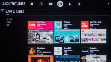 LG B7/B7A OLED Apps Picture