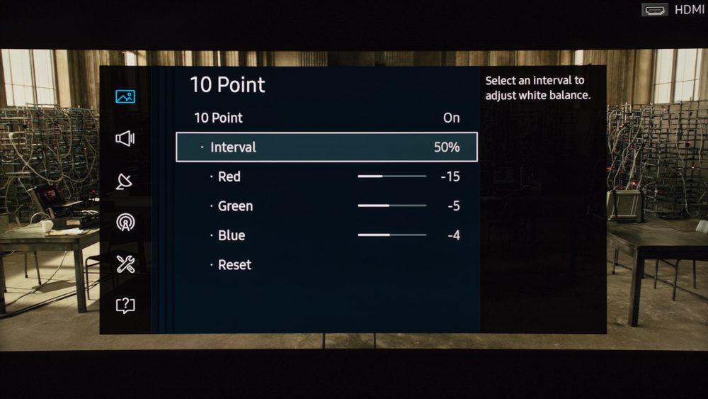Samsung KU6600 Calibration Settings