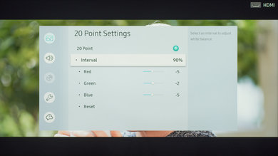 Configuración de calibración de Samsung RU7100 44