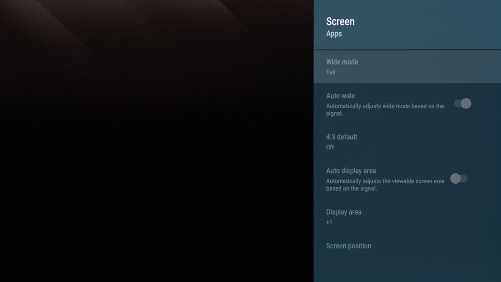 Sony A8G OLED Calibration Settings