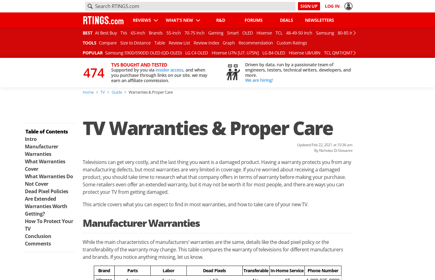 Should I Buy An Extended Warranty On A Tv Buy Walls